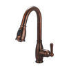 Olympia Faucets Single Handle Pull-Down Kitchen Faucet, Compression Hose, Bronze, Weight: 8 K-5040-ORB